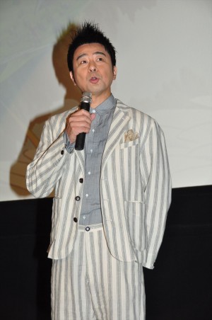 『劇場版 七つの大罪 天空の囚われ人』完成披露上映~ホーク生誕祭~に登場した有野晋哉(よゐこ)