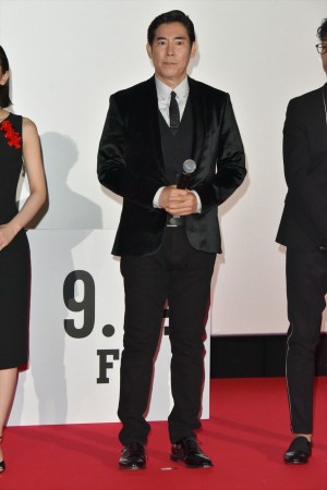 『響 ‐HIBIKI‐』完成披露舞台挨拶に登壇した高嶋政伸