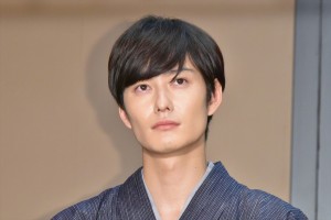 『昭和元禄落語心中』スタジオ取材会にて、岡田将生