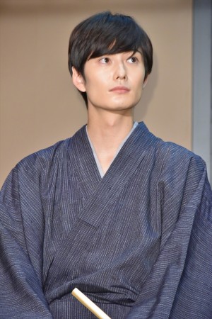 『昭和元禄落語心中』スタジオ取材会にて、岡田将生