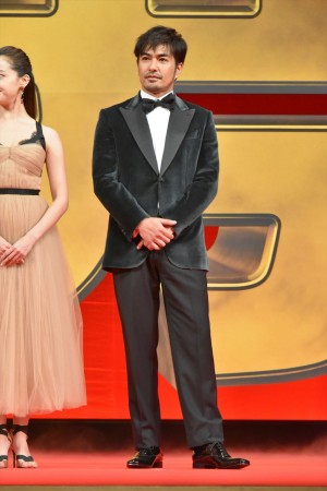 『億男』完成披露試写会に登壇した北村一輝