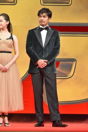 『億男』完成披露試写会に登壇した北村一輝