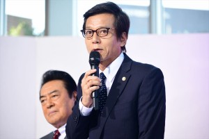 木曜ドラマ『リーガルV~元弁護士・小鳥遊翔子~』制作発表記者会見に登場した勝村政信