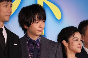 映画『オズランド 笑顔の魔法おしえます。』プレミア上映会に登壇した中村倫也