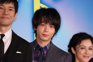 映画『オズランド 笑顔の魔法おしえます。』プレミア上映会に登壇した中村倫也