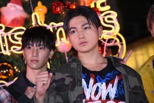 「Sunshine City Christmas Party!」点灯式に参加したFANTASTICS八木勇征