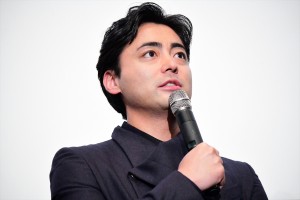 映画『ハード・コア』公開直前!!完成披露試写会に登場した山田孝之