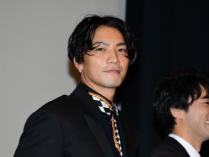 映画『jam』初日舞台挨拶に登場した野替愁平