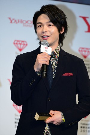「Yahoo!検索大賞2018」発表会に登場した中村倫也