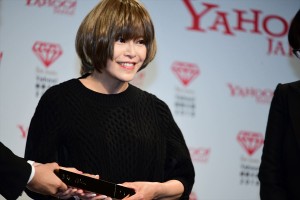 「Yahoo!検索大賞2018」発表会に登場した北川悦吏子