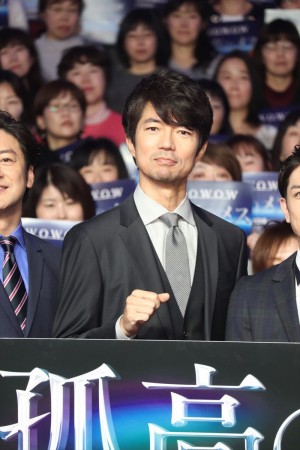 『連続ドラマW 孤高のメス』完成披露試写会に登場した仲村トオル