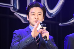 『連続ドラマW 孤高のメス』完成披露試写会に登場した石丸幹二