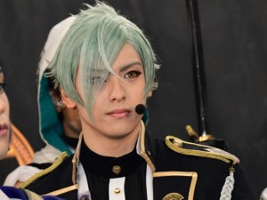 ミュージカル『刀剣乱舞』 ~真剣乱舞祭2018~ 最終公演前会見に登壇した膝丸(高野洸)