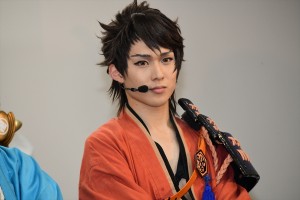 ミュージカル『刀剣乱舞』 ~真剣乱舞祭2018~ 最終公演前会見に登壇した陸奥守吉行(田村心)