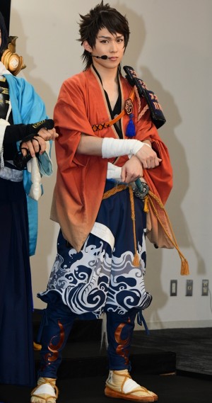 ミュージカル『刀剣乱舞』 ~真剣乱舞祭2018~ 最終公演前会見に登壇した陸奥守吉行(田村心)