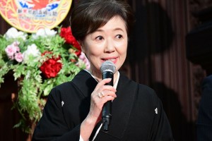 新春ドラマスペシャル『釣りバカ日誌 新米社員浜崎伝助 瀬戸内海で大漁!結婚式大パニック編』記者会見に登場した浅田美代子