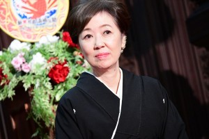 新春ドラマスペシャル『釣りバカ日誌 新米社員浜崎伝助 瀬戸内海で大漁!結婚式大パニック編』記者会見に登場した浅田美代子