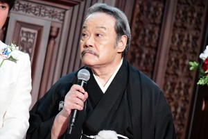 新春ドラマスペシャル『釣りバカ日誌 新米社員浜崎伝助 瀬戸内海で大漁!結婚式大パニック編』記者会見に登場した西田敏行