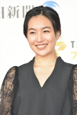 第73回毎日映画コンクール表彰式に出席した木竜麻生