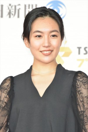 第73回毎日映画コンクール表彰式に出席した木竜麻生