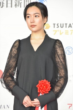 第73回毎日映画コンクール表彰式に出席した木竜麻生