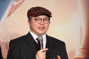 『アリータ:バトル・エンジェル』ジャパンプレミアイベントに登場した木城ゆきと(原作)