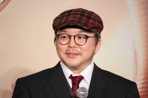 『アリータ:バトル・エンジェル』ジャパンプレミアイベントに登場した木城ゆきと(原作)