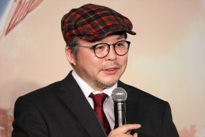 『アリータ:バトル・エンジェル』ジャパンプレミアイベントに登場した木城ゆきと(原作)