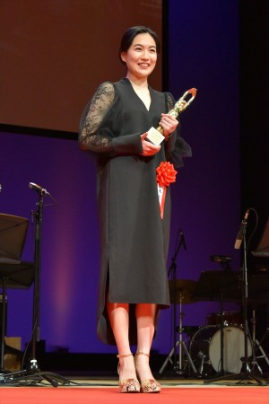 第73回毎日映画コンクール表彰式に出席した木竜麻生