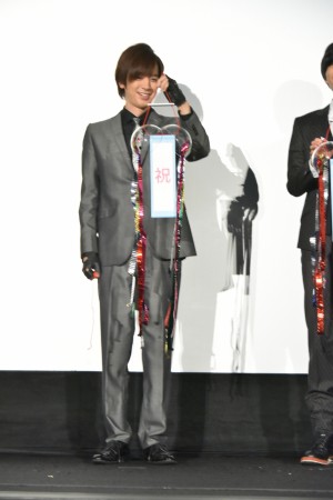 『フォルトゥナの瞳』初日舞台挨拶に登壇したDAIGO