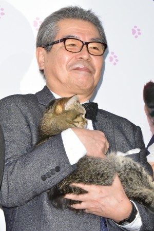 映画『ねことじいちゃん』初日舞台挨拶に登場した立川志の輔