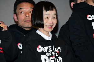 カメラを止めるな!スピンオフ『ハリウッド大作戦!』プレミアム試写会に登場したどんぐり