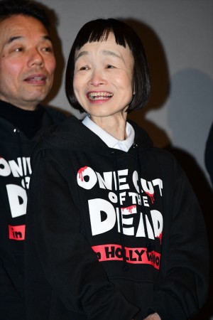 カメラを止めるな!スピンオフ『ハリウッド大作戦!』プレミアム試写会に登場したどんぐり