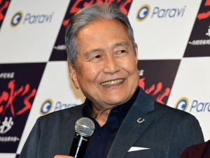 『SPECサーガ完結篇 SICK’S 覇乃抄』舞台挨拶&完成披露試写会に登場した竜雷太