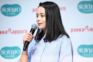 「SOYBIO(ソイビオ)豆乳ヨーグルト」新CM発表会に登場した加藤ローサ
