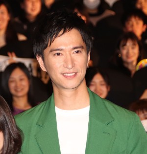 『僕に、会いたかった』完成披露上映会舞台挨拶に登場した秋山真太郎