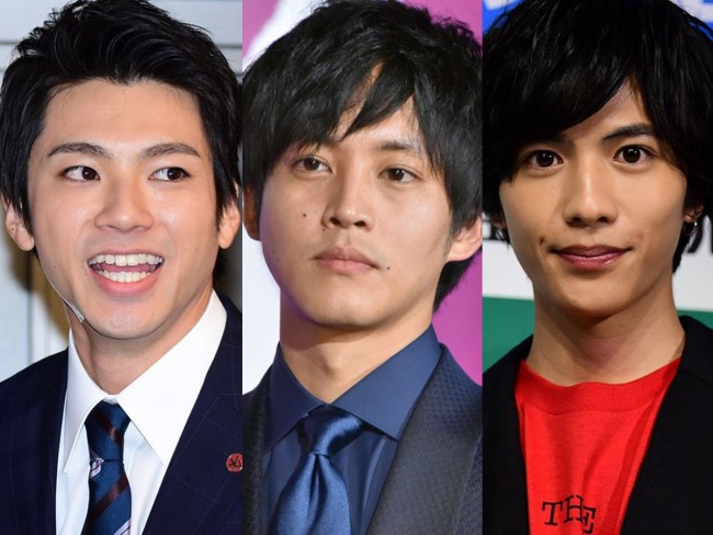 (左から)山田裕貴、松坂桃李、志尊淳
