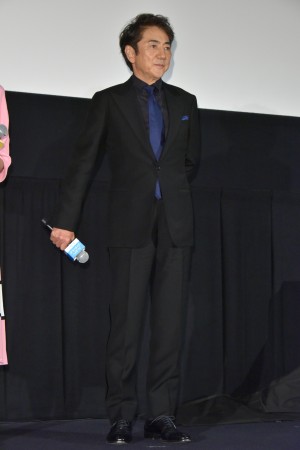 『バースデー・ワンダーランド』初日舞台挨拶イベントに登場した市村正親