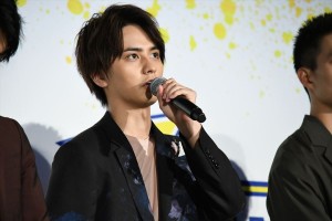 映画『チア男子!!』初日舞台挨拶に登壇した瀬戸利樹
