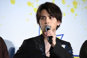 映画『チア男子!!』初日舞台挨拶に登壇した瀬戸利樹