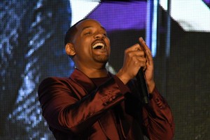 映画『アラジン』来日マジック・カーペットイベントに登場したウィル・スミス