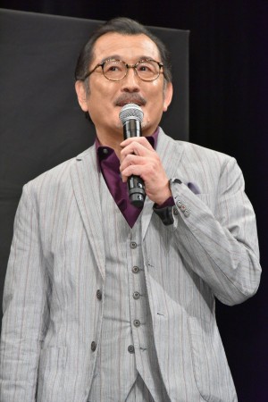 映画『劇場版 ファイナルファンタジーXIV 光のお父さん』完成披露試写会に登場した吉田鋼太郎