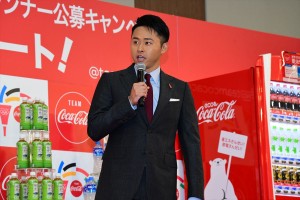 北島康介、東京2020オリンピック 聖火ランナー公募キャンペーン発表会に登場
