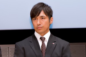 『ノーサイド・ゲーム』プレミアム試写会&制作発表イベントに出席した高橋光臣