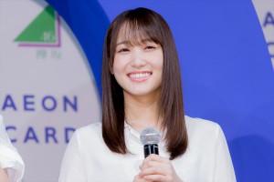 イオンカード 欅坂46 新キャンペーン発表イベントに登場した菅井友香