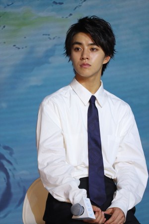 映画『天気の子』製作報告会見に登場した醍醐虎汰朗