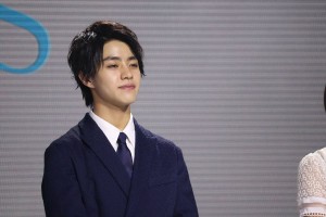 映画『天気の子』製作報告会見に登場した醍醐虎汰朗