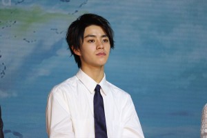 映画『天気の子』製作報告会見に登場した醍醐虎汰朗