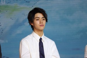 映画『天気の子』製作報告会見に登場した醍醐虎汰朗