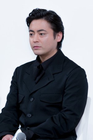映画『ドラゴンクエスト ユア・ストーリー』完成報告会見に登場した山田孝之